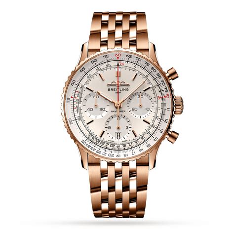 Navitimer Chronograph 41 Stainless steel & 18k red gold 